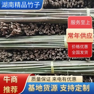 精品竹子竹竿菜架竹大棚竿粗2-3cm长2.2-3.5