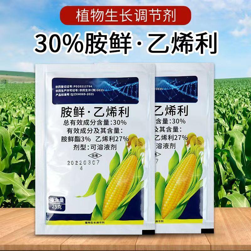 30%胺鲜乙烯利玉米增产控旺増粗缩短节间抗倒增产