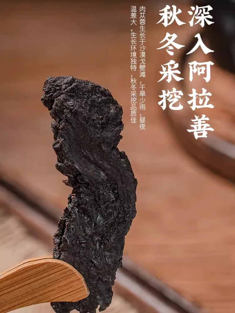 正宗肉苁蓉500g克无盐新疆油性甜大芸食用泡酒药材新货
