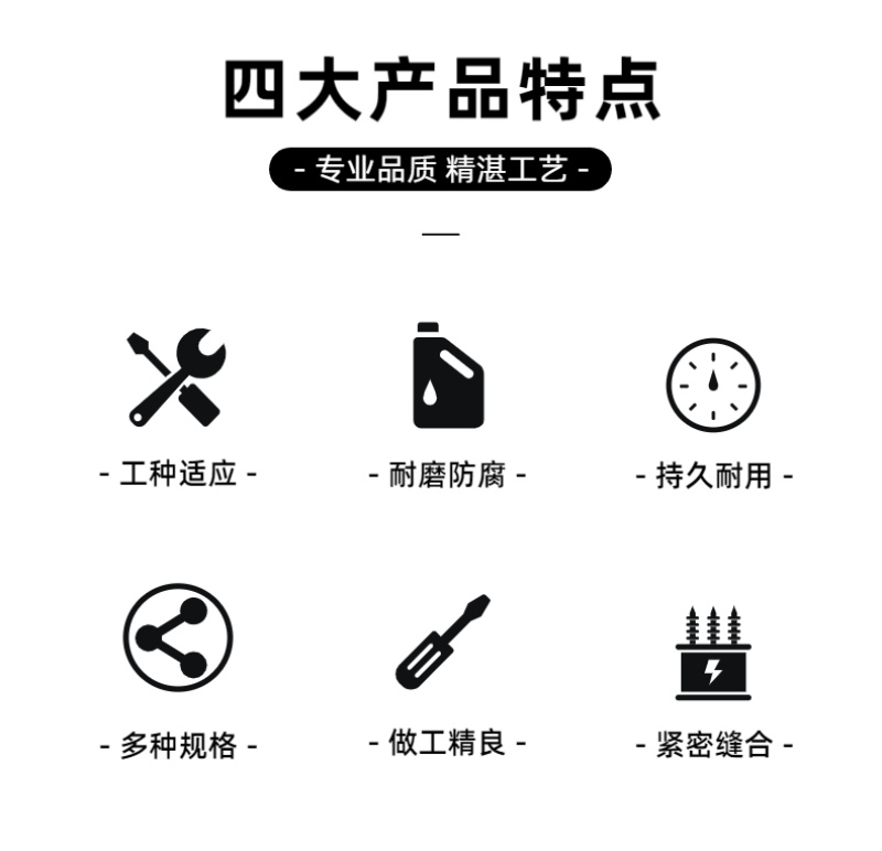泸防牌双层36道线帆布手套机械电焊工耐磨加厚工作劳保防护