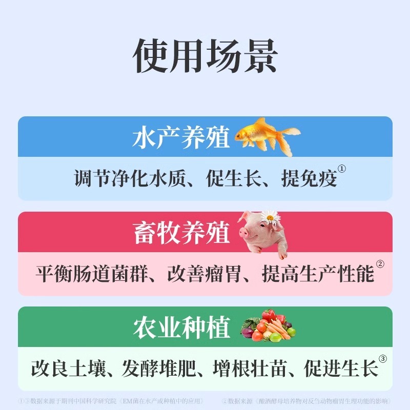 养殖em菌种水产原液种植原露饲料猪牛羊鸡粪有机肥发酵剂原