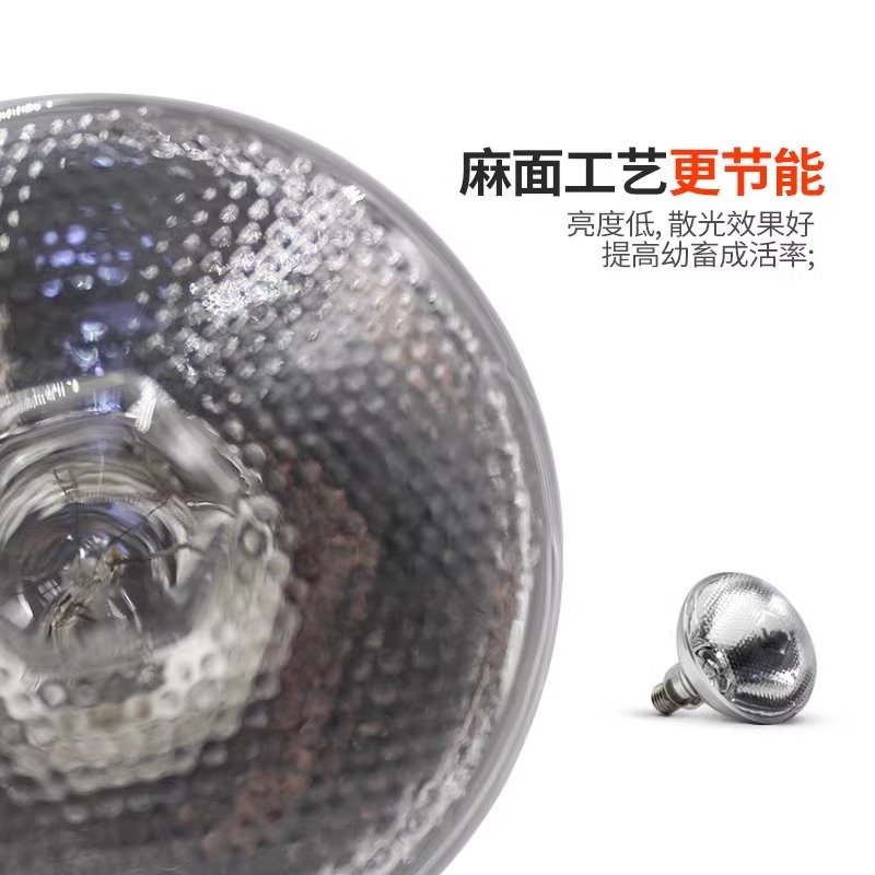 猪用保温灯加热养殖场专用小鸡育雏取暖保暖灯泡仔猪兽用烤灯