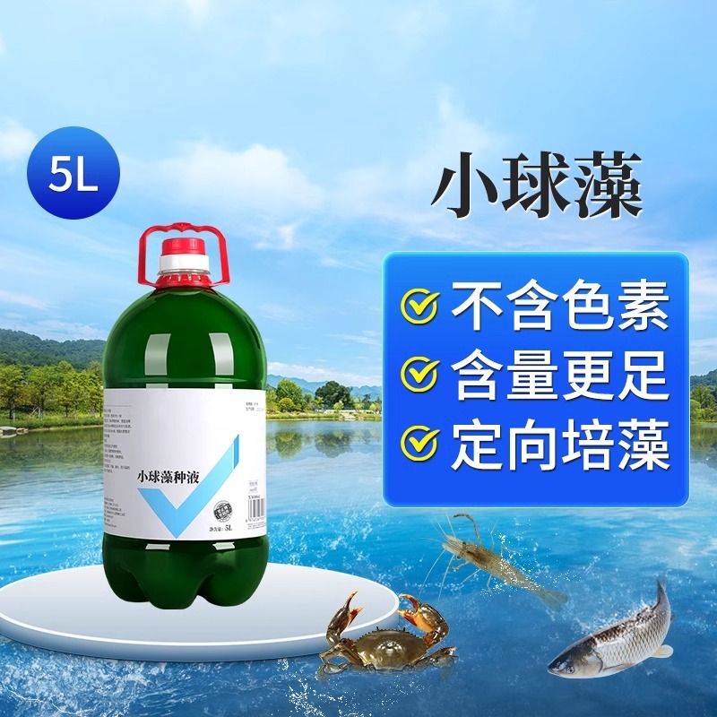 小球藻藻种浓缩藻种复合藻种肥水培藻增氧水产养殖专用小球藻