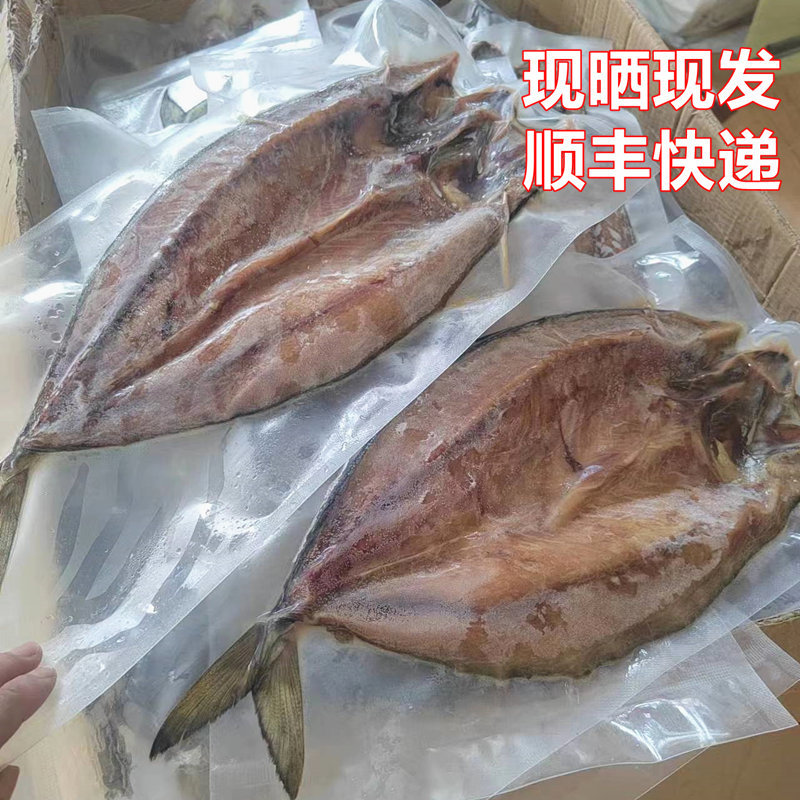 青岛特色鲐鲅鱼干微咸半干油煎外酥里嫩真香