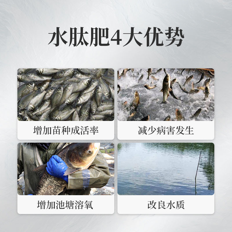氨基酸鳞肥水膏水产养殖专用低温藻益多龙虾塘鱼蟹池塘水王皇