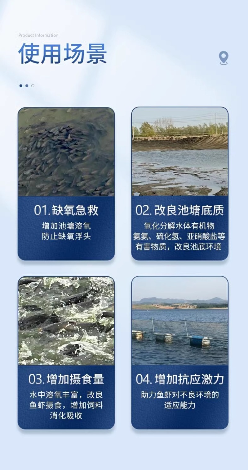 增氧颗粒水产养殖双倍氧粒粒氧增氧片鱼塘虾钓鱼打窝过碳酸钠