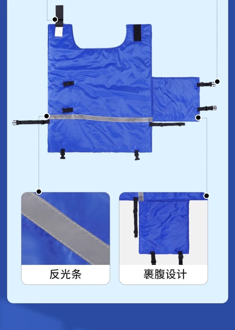 犊牛马甲小牛加厚防寒马甲牛犊子保暖防水犊牛养牛场保温衣服