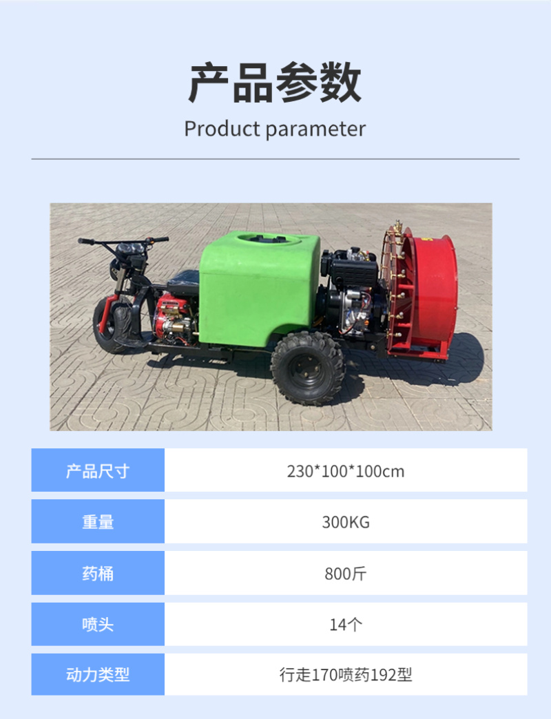 果园打药机双动力风送打药机桃树梨树喷雾打药机