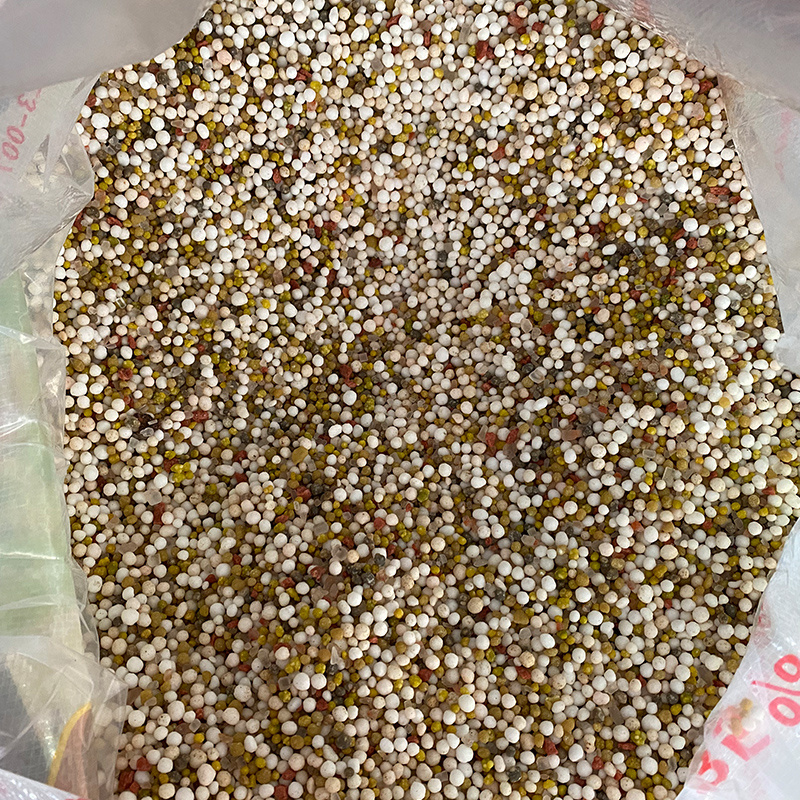 掺混肥料20-5-10全水溶复合肥含氯水稻玉米花生甘蔗通