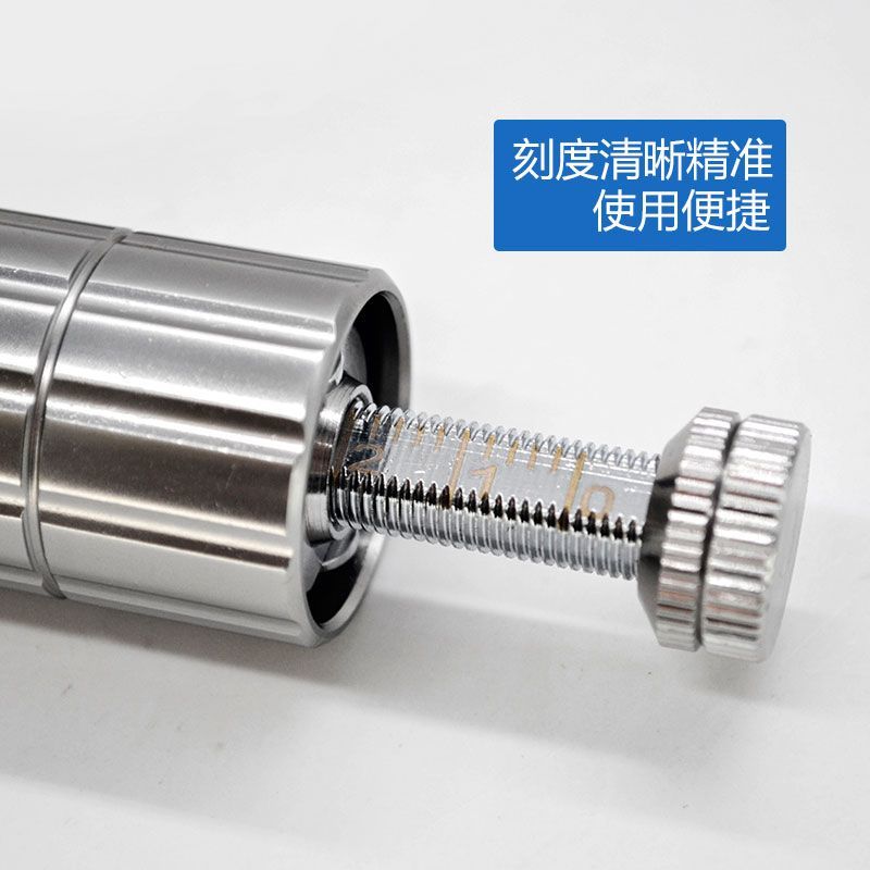 2ml连续注射疫苗器可调鸡猪用不锈钢金属注射针器针管