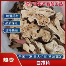 白术片二年白术根个子无硫白术颗粒白术粉中药材白术批发