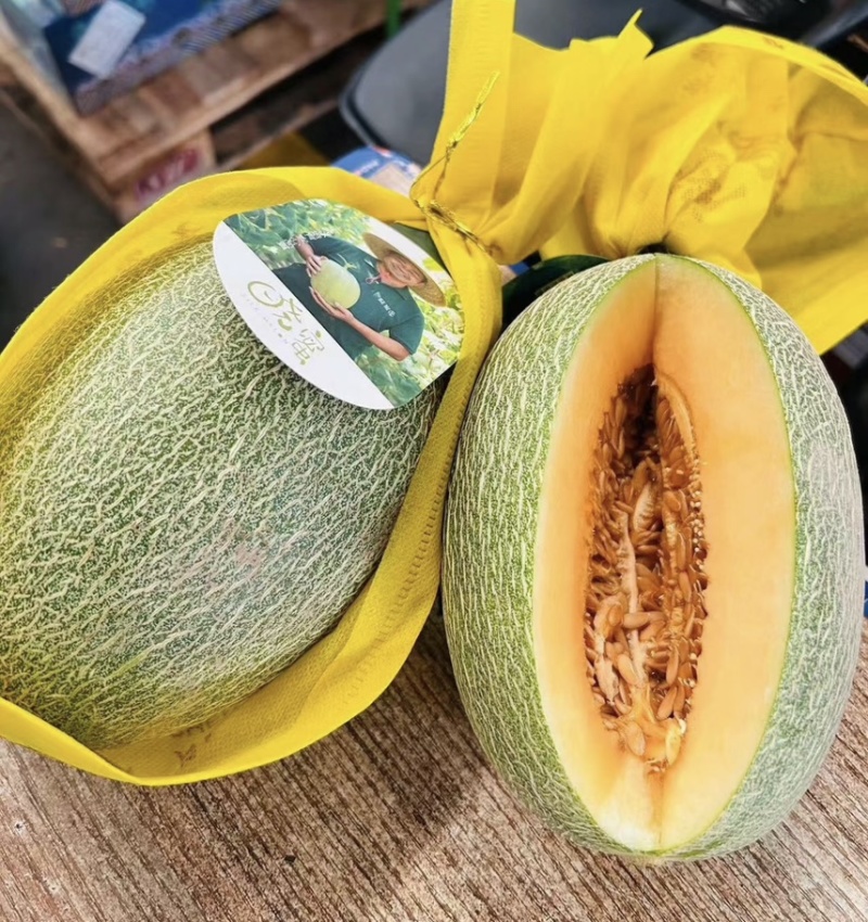 【哈密瓜】广西北海小蜜25号皮薄多汁对接全国市场电商