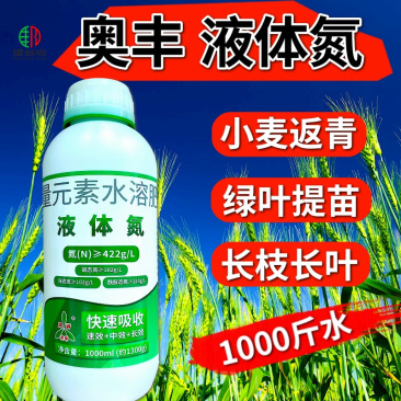 奥丰液体氮肥高氮肥返青拔节快速长叶绿叶不烧苗不伤叶