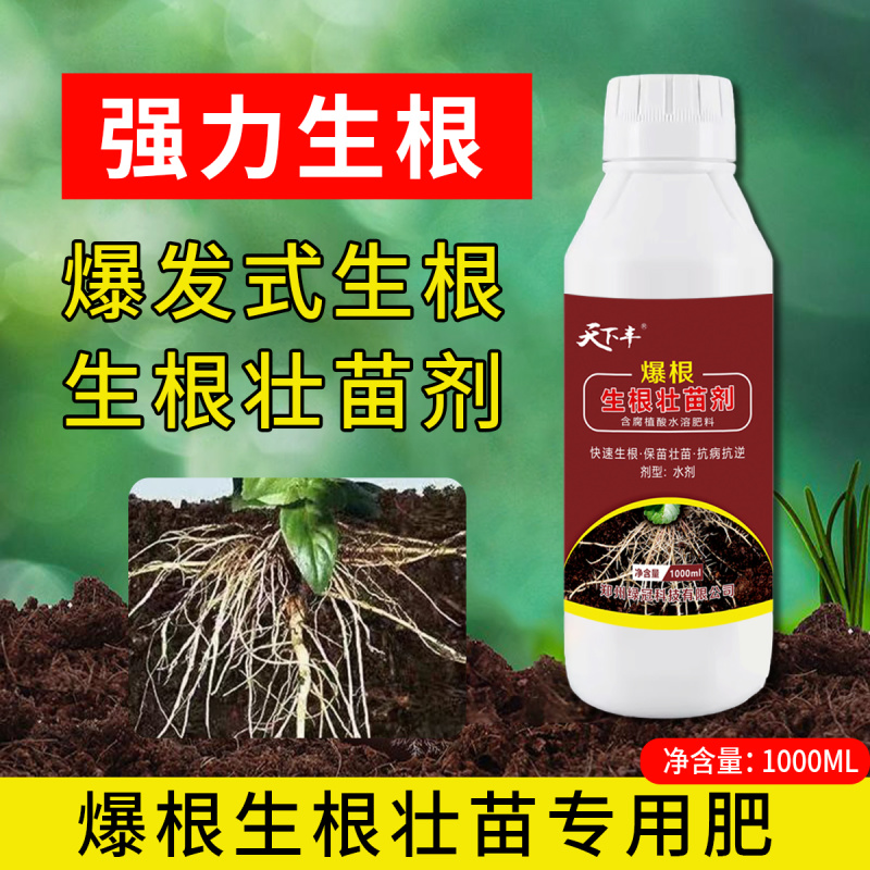 含腐植酸水溶肥料爆根含有多种生根成分活化酶养根生根专用