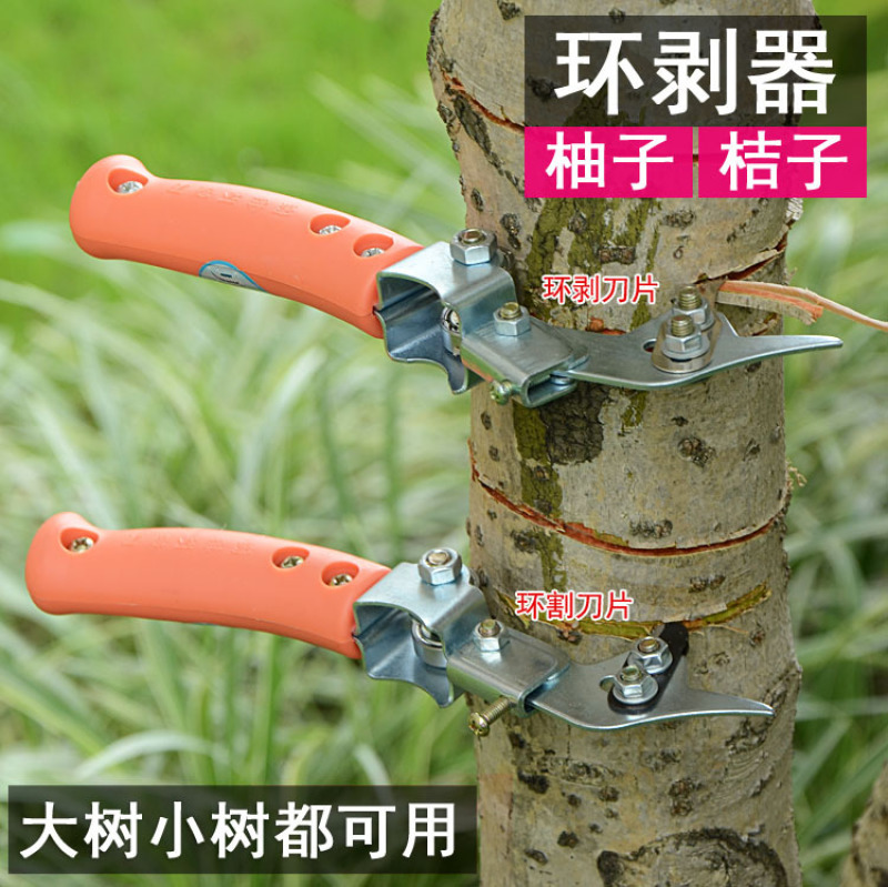 蜜柚枣树苹荔枝树果树环割刀苹果梨树可调节大小树可环割器环