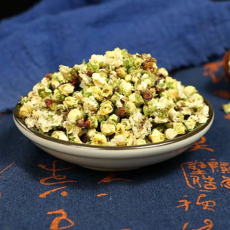 白梅花黄山绿萼梅梅花苞泡茶可搭配白梅花
