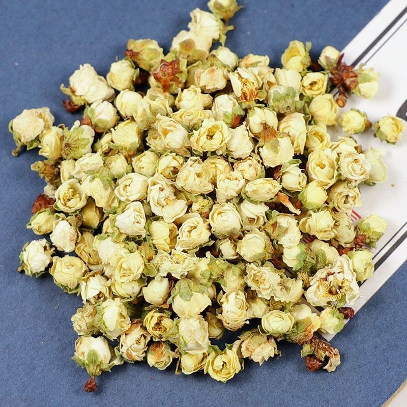 白梅花黄山绿萼梅梅花苞泡茶可搭配白梅花