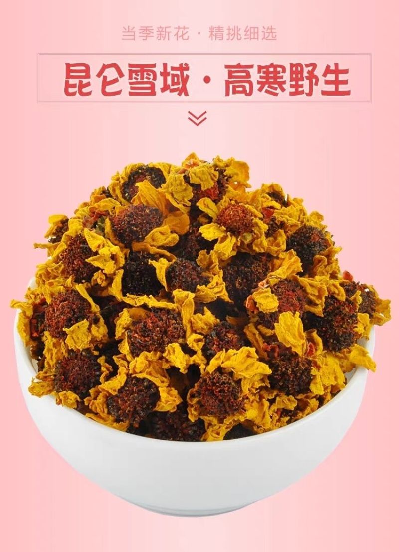 昆仑雪菊新疆昆仑雪菊花天山雪菊血菊