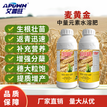 麦黄金中量元素水溶肥促根壮苗防冻害高抗逆抗倒伏