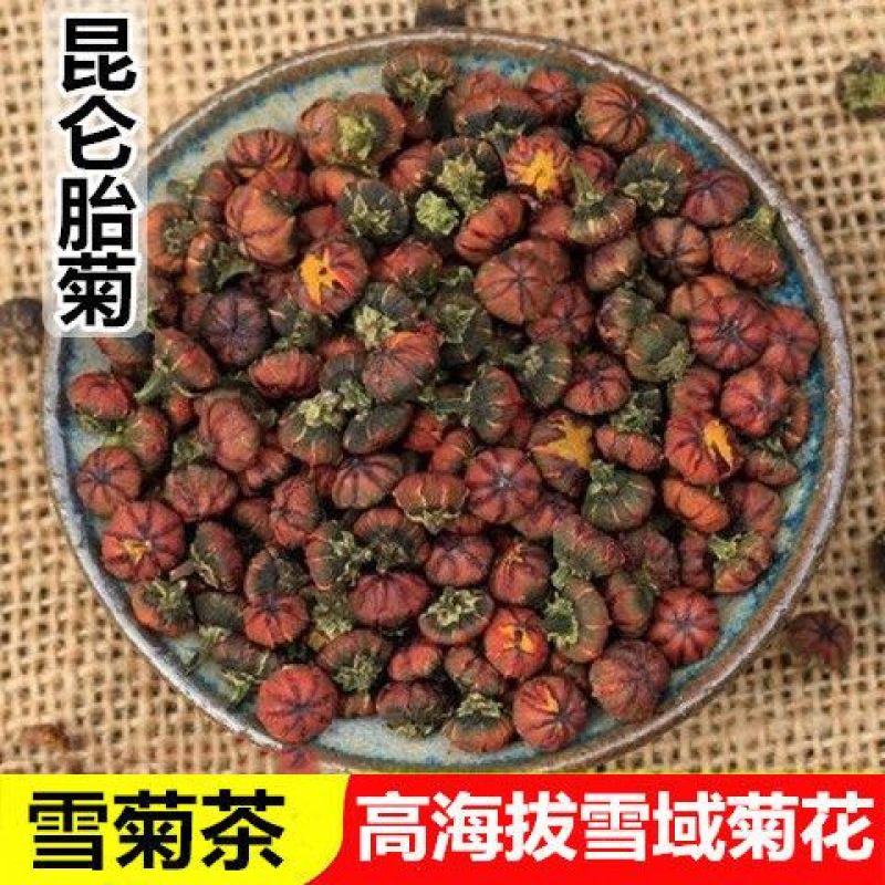 新疆昆仑雪菊胎菊当季天山雪菊新鲜无硫冰山雪菊食用