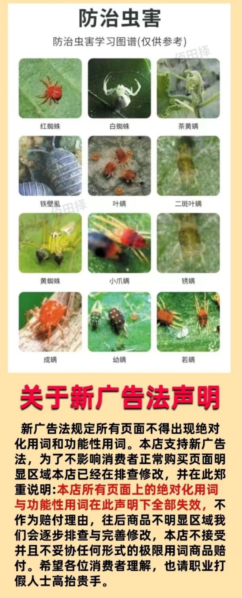 红蜘蛛杀虫剂杀螨剂专用药阿维螺螨酯柑橘果树花卉红白蜘蛛