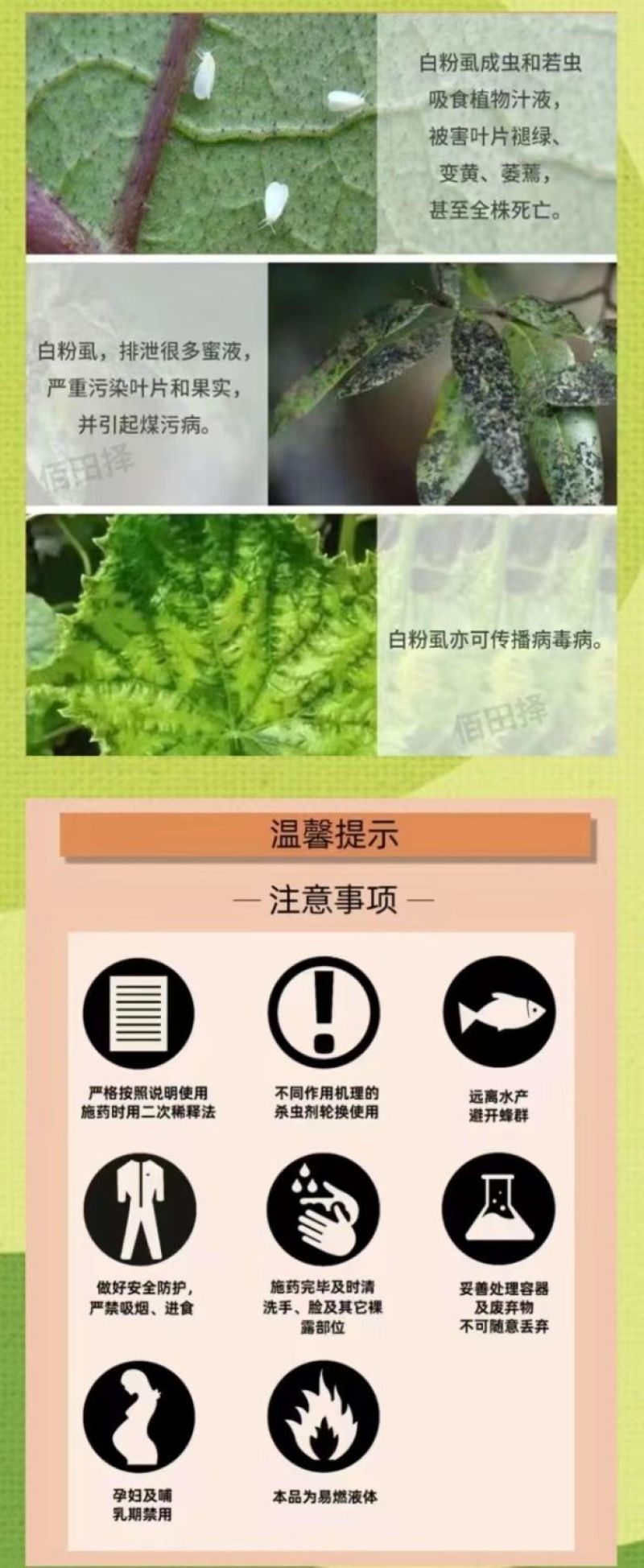 6%联菊啶虫脒飞虱蚜虫蓟马小黑飞粉虱专用花卉果树蔬菜农药