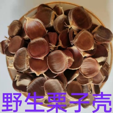 迁西板栗晒干整壳栗子壳新鲜板野生壳栗去皮无肉没煎水泡茶咳