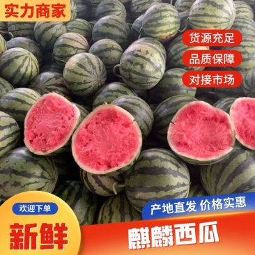 广东西瓜/美都西瓜/麒麟西瓜西//产地批发/质量三包