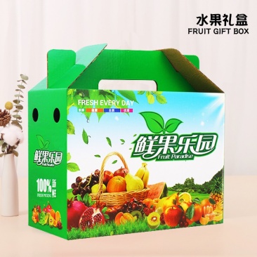 5-8斤装高端水果礼盒苹果纸箱橙子砂糖橘青枣贡柑芒果礼盒