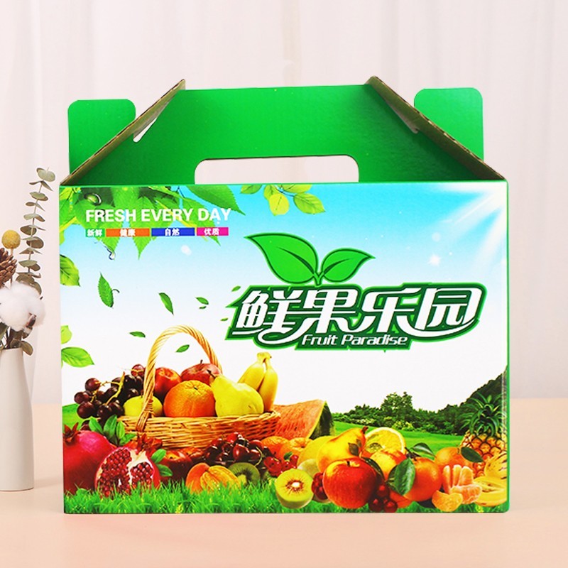 5-8斤装高端水果礼盒苹果纸箱橙子砂糖橘青枣贡柑芒果礼盒