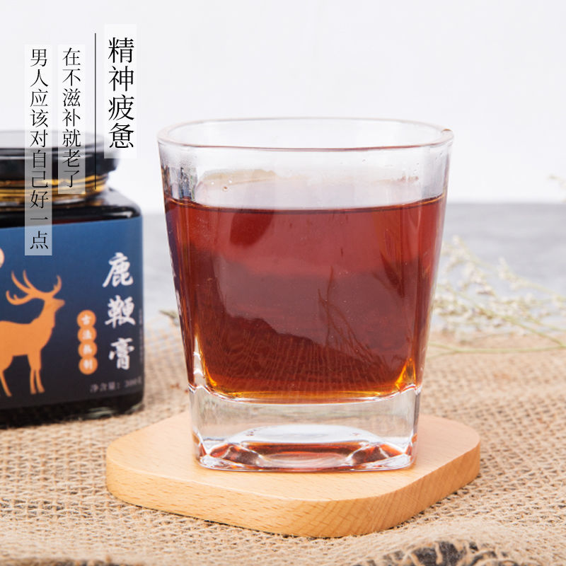 人参鹿鞭膏高纯度古法滋补膏瓶装浓鹿鞭膏
