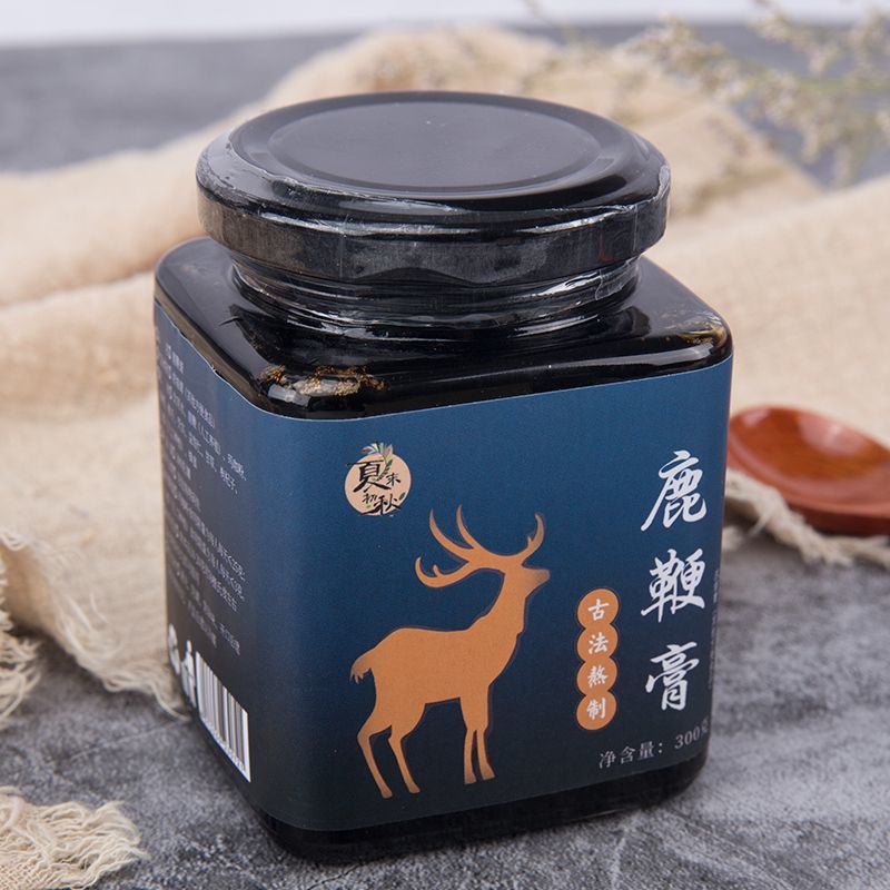人参鹿鞭膏高纯度古法滋补膏瓶装浓鹿鞭膏
