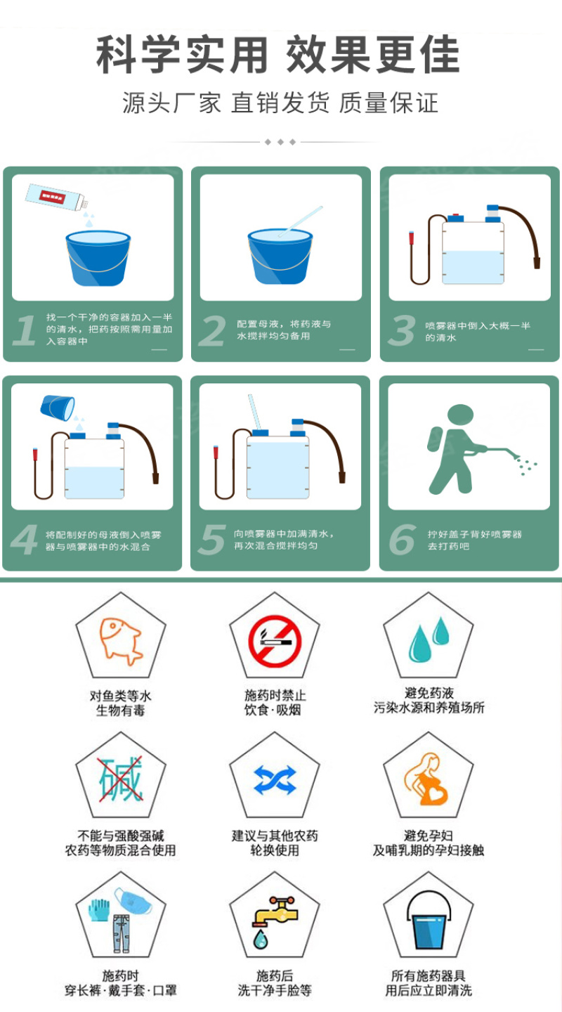 阿维高氯正品农用杀虫剂工厂直发假一赔十含量足重量够