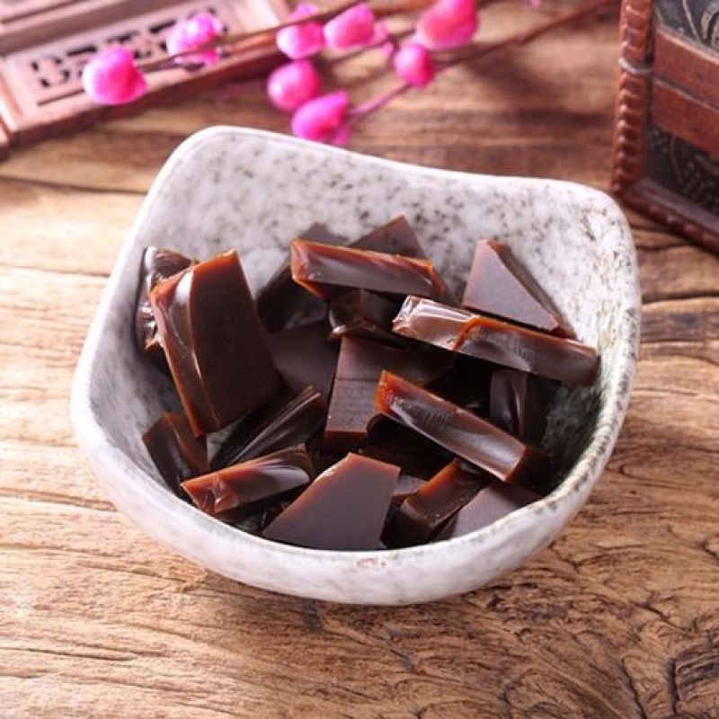 阿胶块阿胶片驴皮袋装阿原料片熬制阿胶糕原料阿胶片