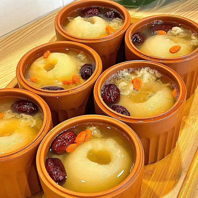 冰糖烤梨摆摊商用网红小吊梨汤银耳羹奶茶原料水果罐头