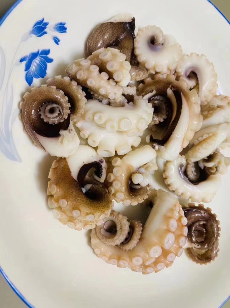 单冻翻花生八爪鱼净重，无冰，纯干原料