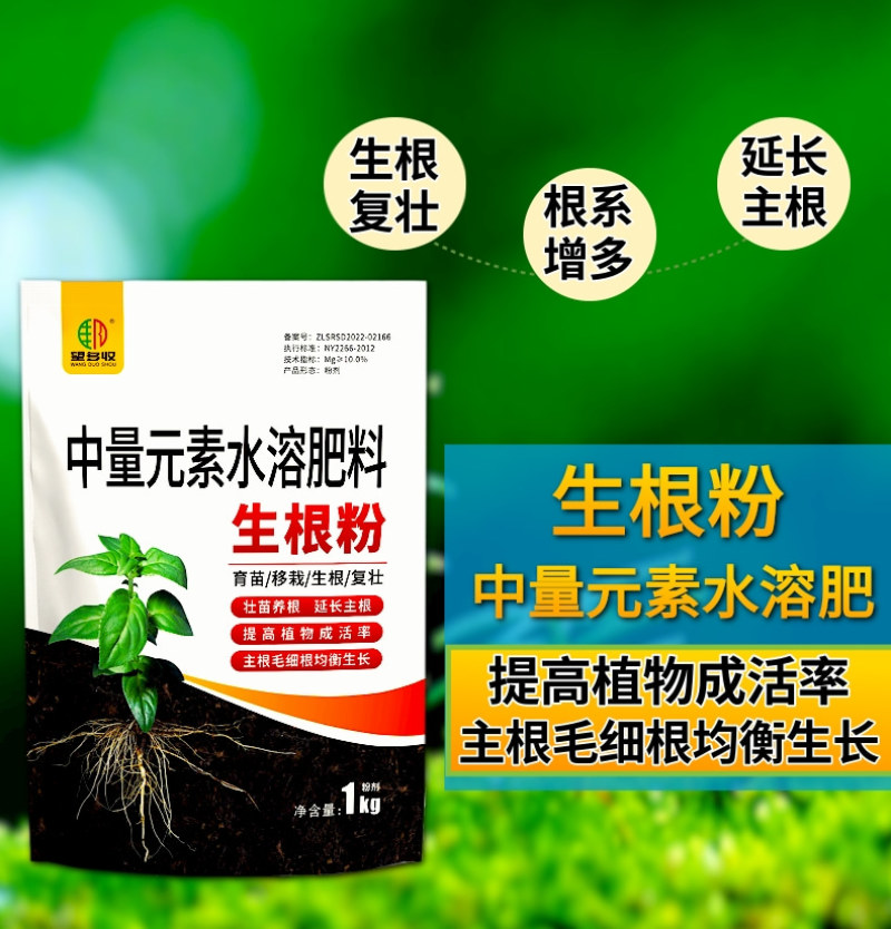 植物生根粉生根提苗壮棵根系发达提高成活率