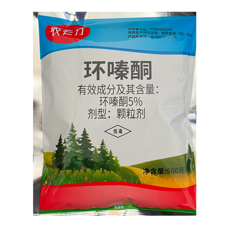 农夫刀5%环嗪酮颗粒剂森林防火道杂草撒施专用除草剂环嗪酮