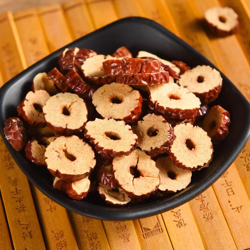 新疆无核红枣圈枣片红枣干货去核红枣片枣圈泡茶泡水