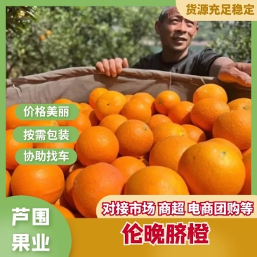【伦晚脐橙】宜昌秭归口感纯甜个大皮薄价格优惠价优