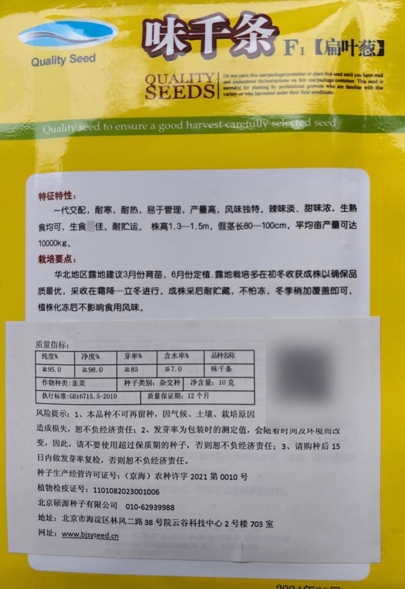 蒜苗种子，味千条扁叶葱，辣味淡，甜味浓，耐热耐寒，基地种