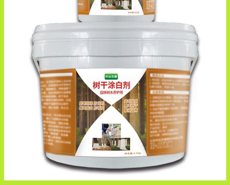 树干涂白剂可兑水可直涂防寒防冻日灼啃咬隔离病虫靓丽园林好