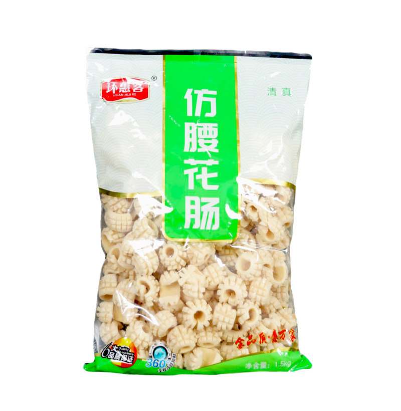 白腰花肠麻辣烫关东煮涮火锅速冻餐厅酒店火锅食材半成品商用