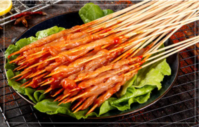 倍鲜美鸡肉串3000支