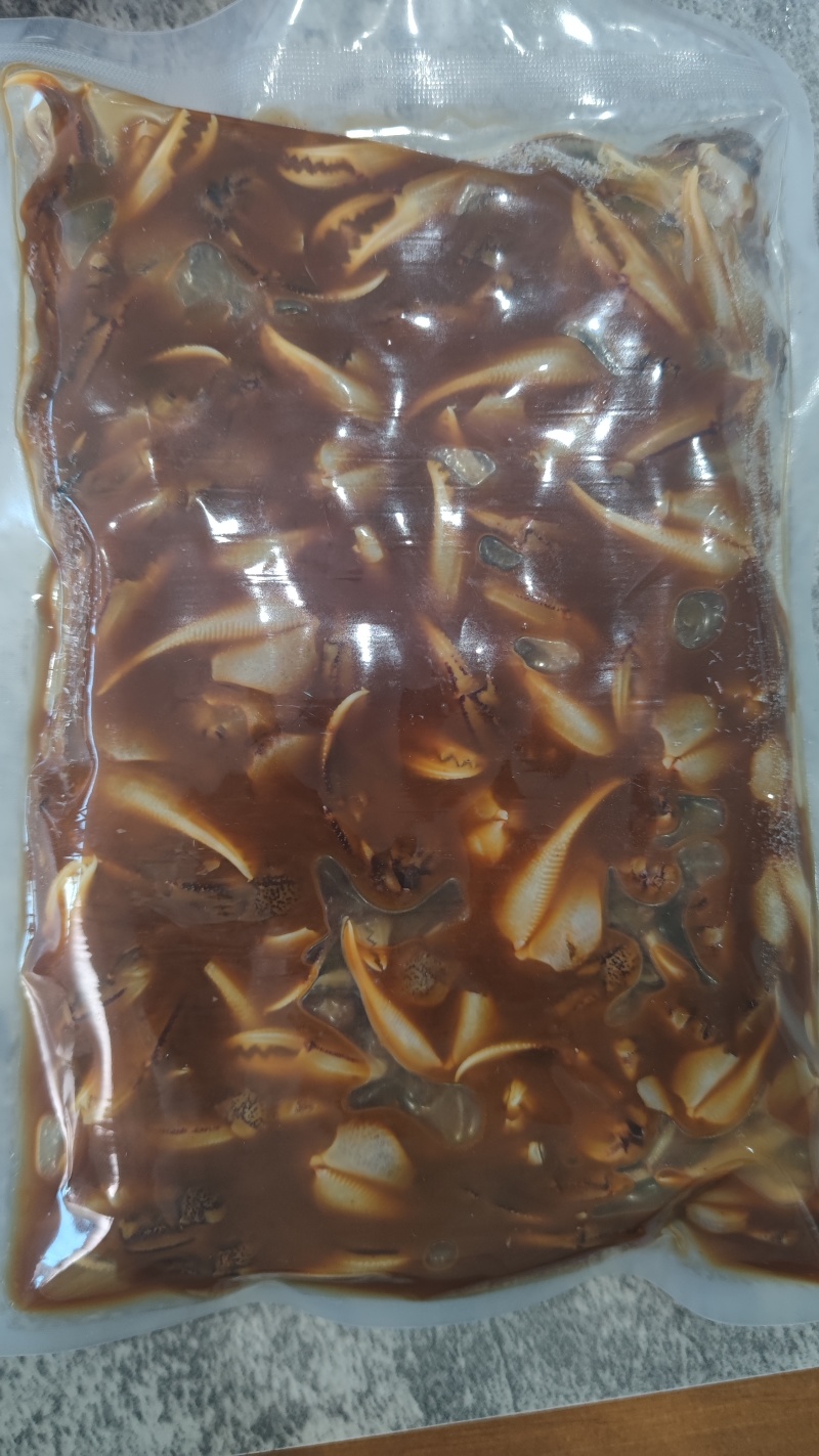 麻辣蟹钳5斤一袋（供熟食店，烧烤，大排档，捞汁小海鲜）