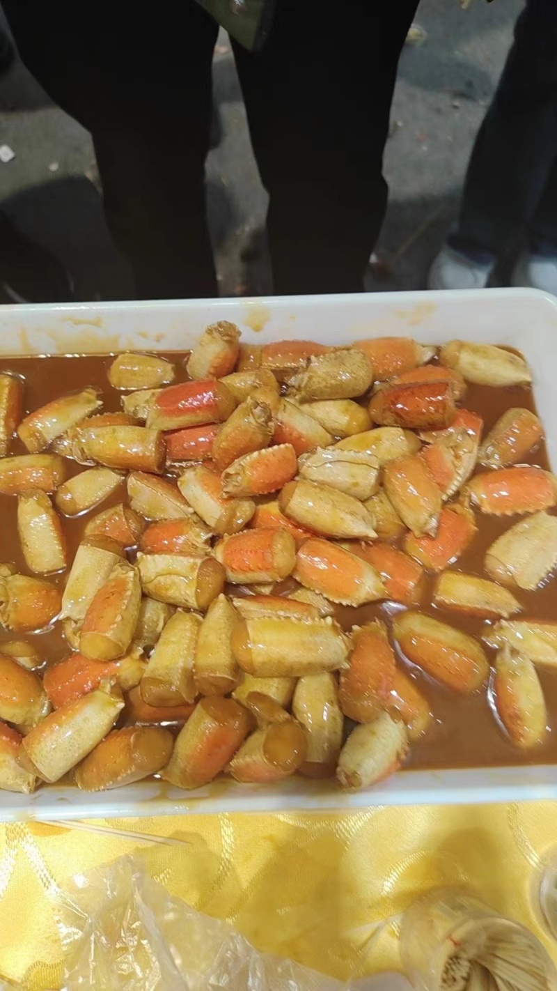 麻辣仿蟹钳5斤一袋（供熟食店，烧烤，大排档，捞汁小海鲜）