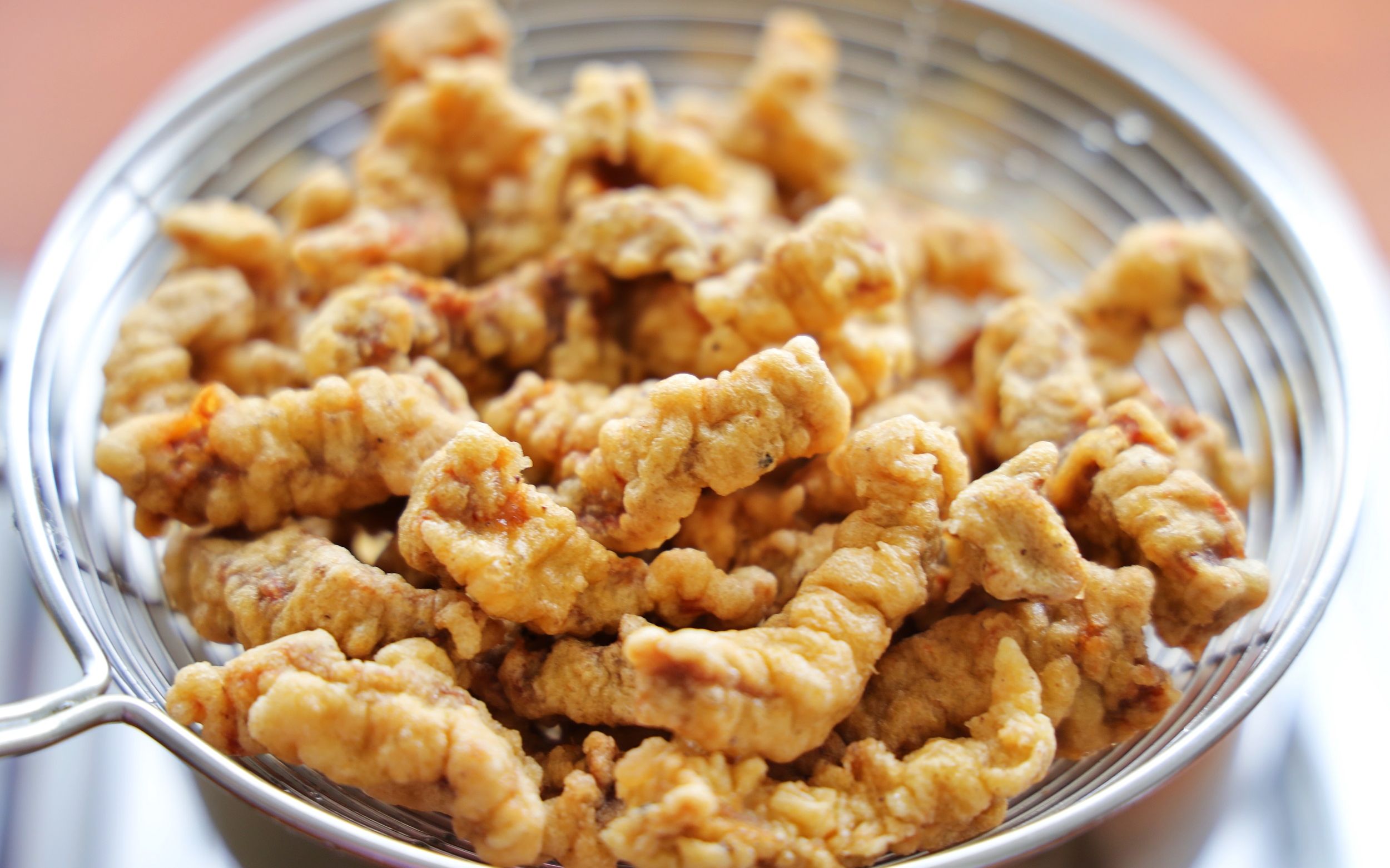 平菇炒小酥肉成品图 平菇炒小酥肉成品图