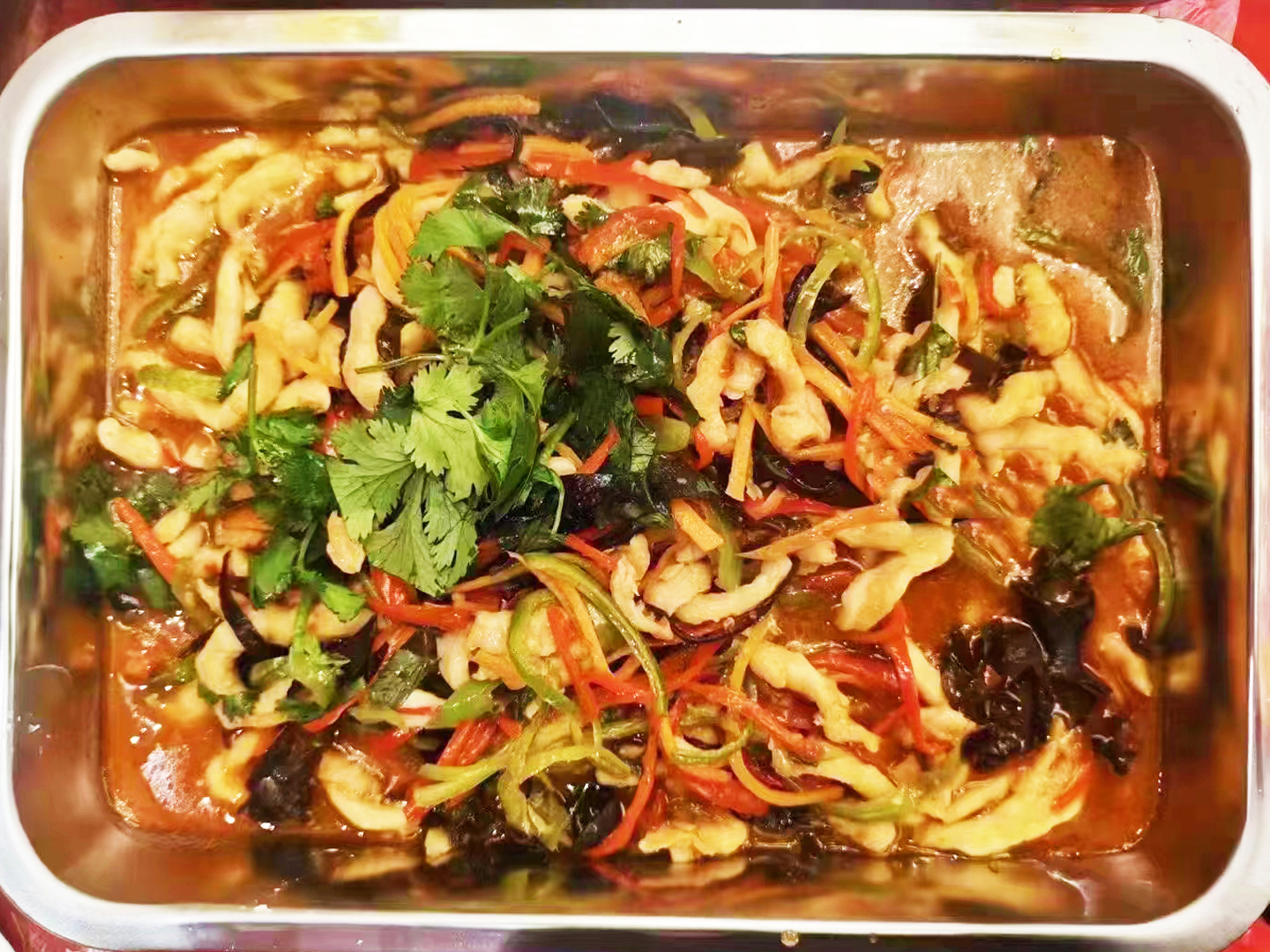 包菜丝成品图