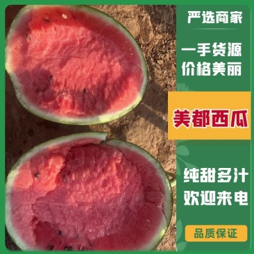 绵阳西瓜美都西瓜大量上市全国可发，保证质量
