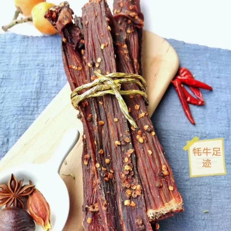 风干猪腿肉干嚼劲十足休闲零食批发地摊展会支持一件代发